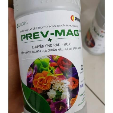 Phân bón lá cao cấp Prev – Mag chuyên dùng tăng năng suất, chất lượng nông sản cho rau màu