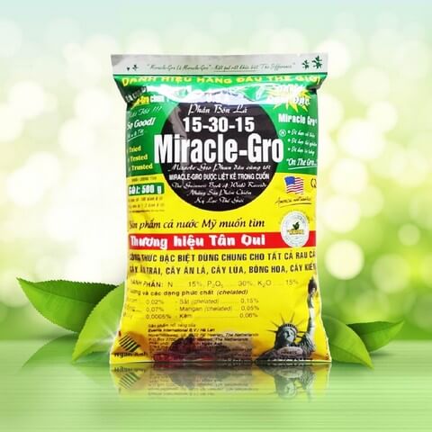 Phân bón lá Miracle Gro đang là sản phẩm phân nhập khẩu được ưa chuộng hàng đầu