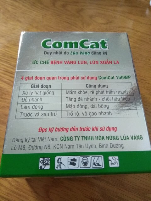 Phân bón lá Comcat được bán rộng rãi trên thị trường